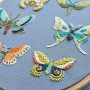 Moth Sampler Embroidery Kit - Handcraft Harbor