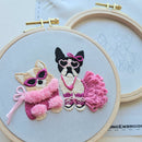Pawty Time Embroidery Kit - Handcraft Harbor