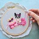 Pawty Time Embroidery Kit - Handcraft Harbor