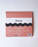 Peony Embroidery Kit - Handcraft Harbor