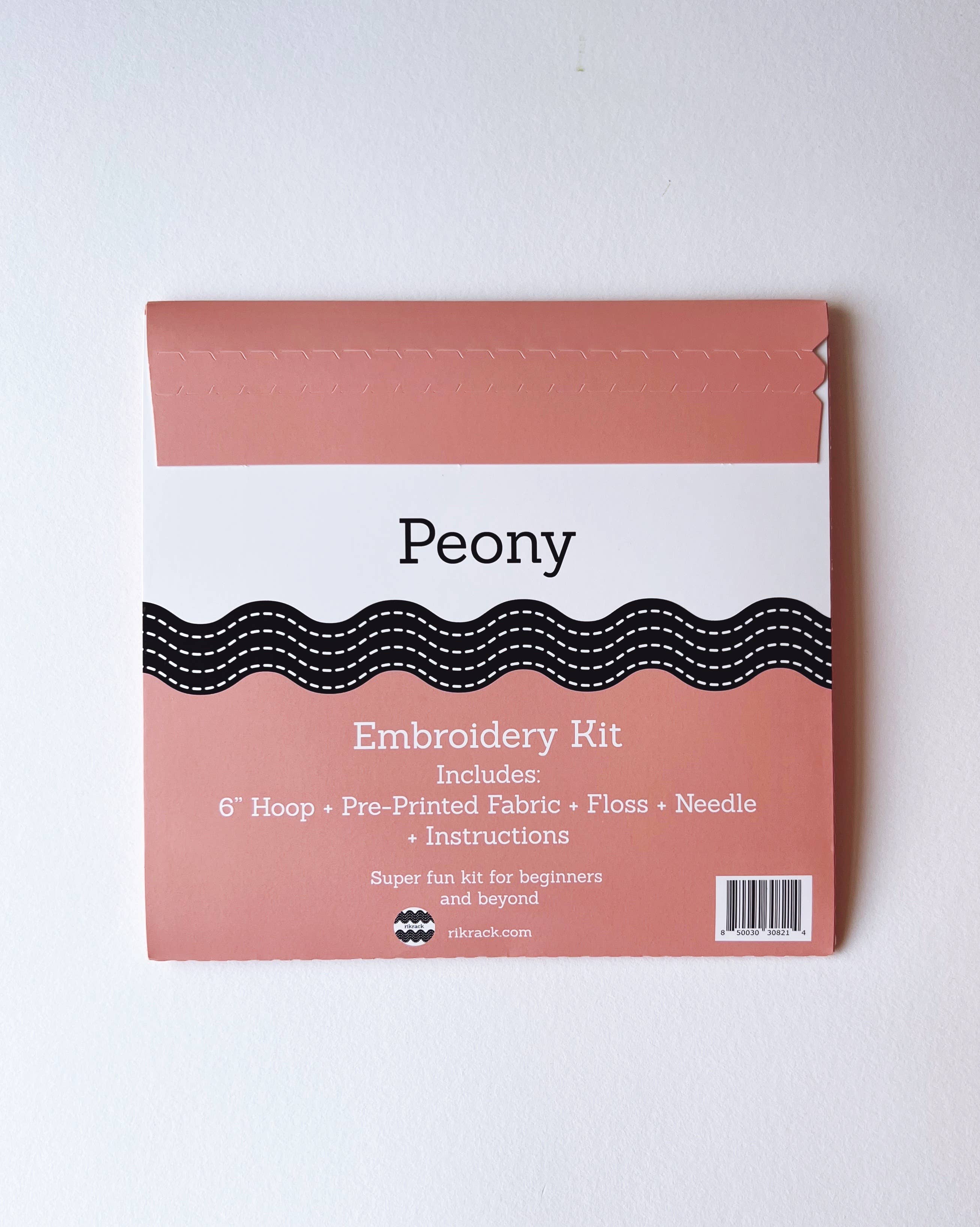 Peony Embroidery Kit - Handcraft Harbor