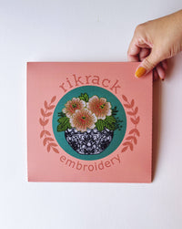Peony Embroidery Kit - Handcraft Harbor