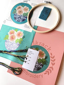 Peony Embroidery Kit - Handcraft Harbor