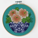 Peony Embroidery Kit - Handcraft Harbor