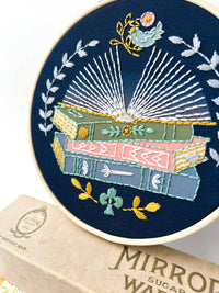 Reader Embroidery Kit - Handcraft Harbor