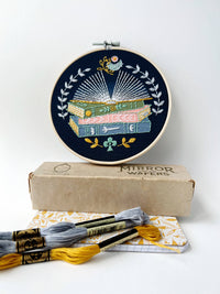 Reader Embroidery Kit - Handcraft Harbor