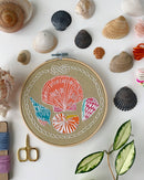 Shells Embroidery Kit - Handcraft Harbor