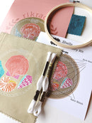 Shells Embroidery Kit - Handcraft Harbor