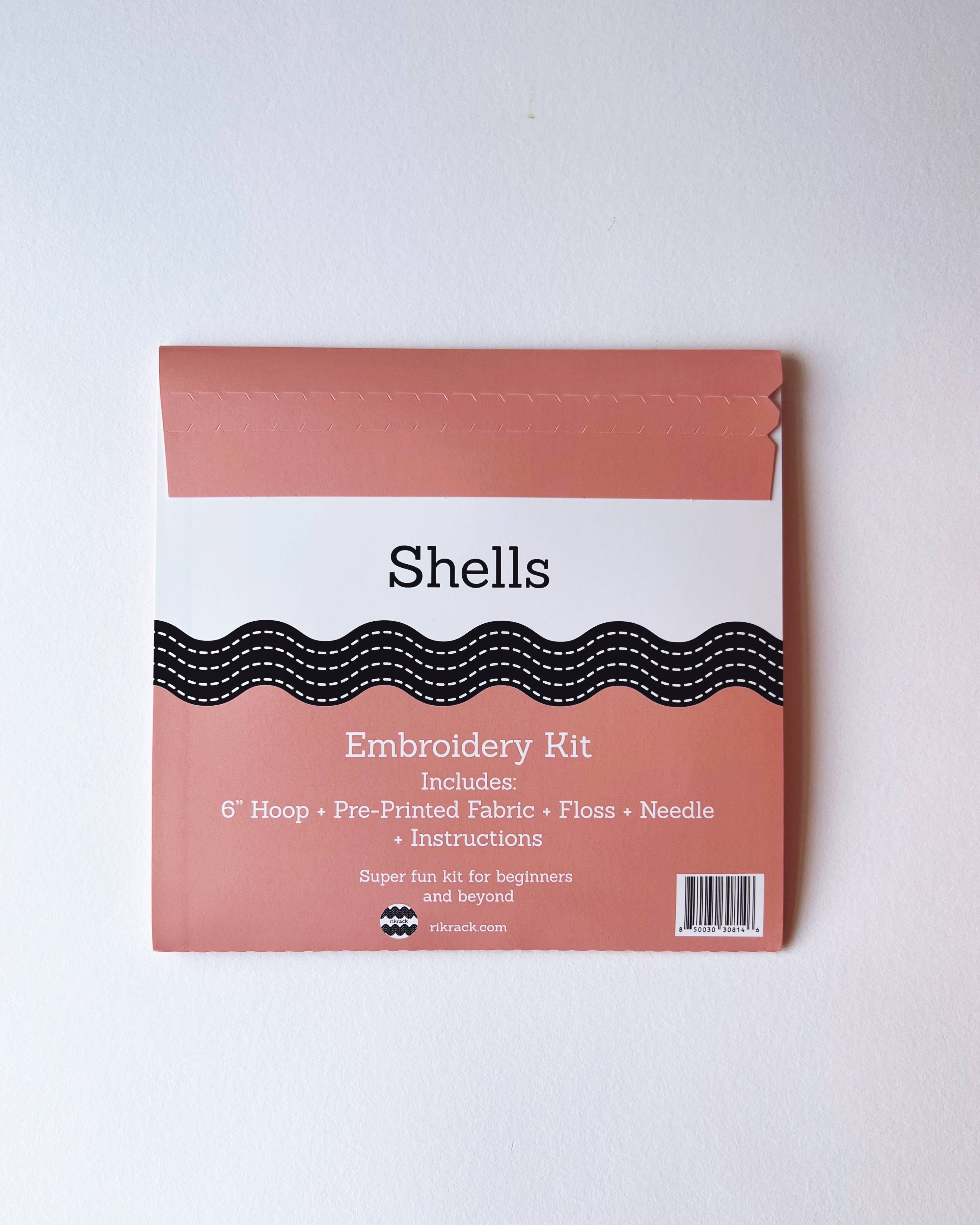 Shells Embroidery Kit - Handcraft Harbor