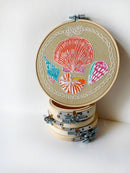 Shells Embroidery Kit - Handcraft Harbor