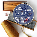 Ship Embroidery Kit - Handcraft Harbor