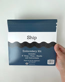 Ship Embroidery Kit - Handcraft Harbor