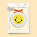 Smiley Face 4" Embroidery Kit - Handcraft Harbor