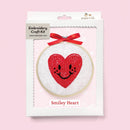 Smiley Heart 4" Embroidery Kit - Handcraft Harbor