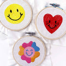 Smiley Heart 4" Embroidery Kit - Handcraft Harbor