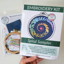 Spiral Sampler Beginner Embroidery Kit - Handcraft Harbor