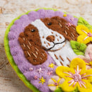 Springer Spaniel Brooch Felt Craft Kit - Handcraft Harbor