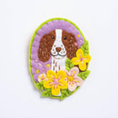 Springer Spaniel Brooch Felt Craft Kit - Handcraft Harbor