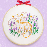 Summer Fox 8" Embroidery Kit - Handcraft Harbor