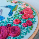 Summer Hummingbird Embroidery Kit - Handcraft Harbor