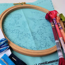 Summer Hummingbird Embroidery Kit - Handcraft Harbor
