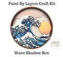 Wave Shadow Box Kit - Handcraft Harbor