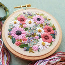 Wildflower Sampler Embroidery Craft Kit - Handcraft Harbor