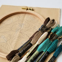 Winter Birds Embroidery Kit - Handcraft Harbor
